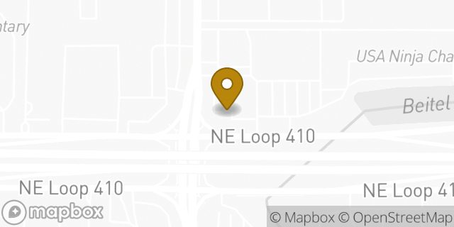 Map showing the location of QuikTrip in San Antonio, TX 78217