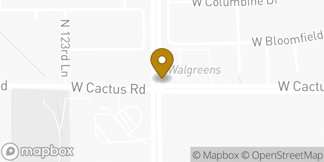 Map showing the location of ATM Frys in El Mirage, AZ 85335