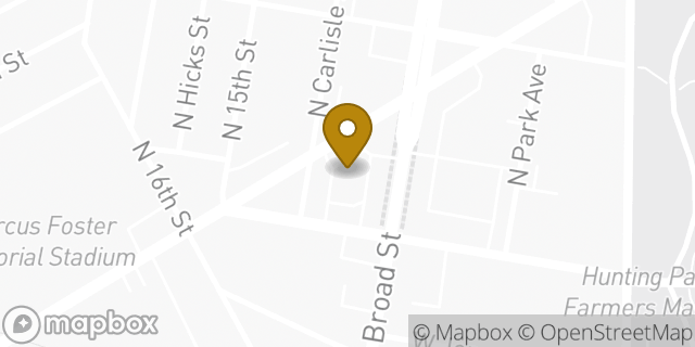 Map showing the location of McDonald's in Philadelphia, PA 19140