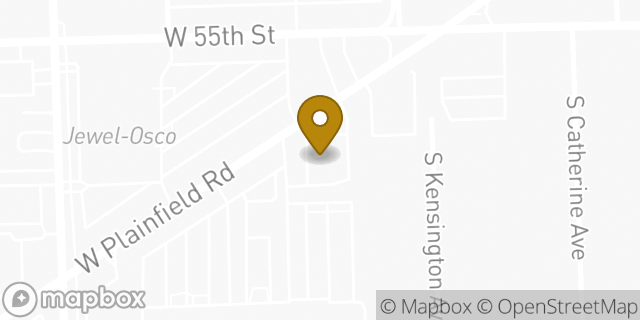 Map showing the location of Fifth Third Bank in Countryside, IL 60525