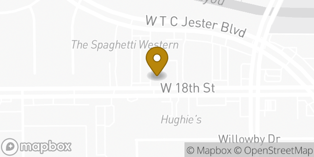 Map showing the location of Subway in Houston, TX 77008