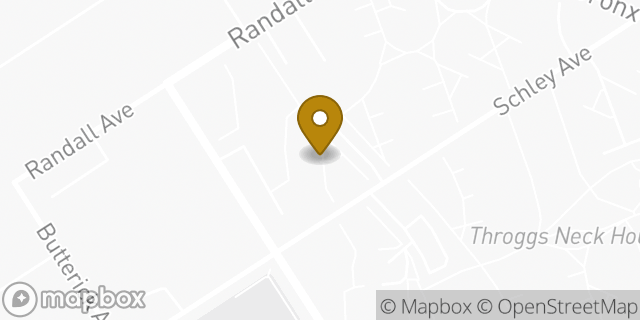 Map showing the location of Amazon Locker - Joetee in Bronx, NY 10465