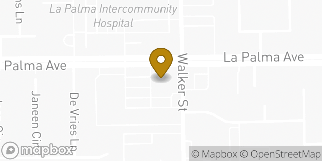 Map showing the location of Amazon Locker - Farhana in La Palma, CA 90623