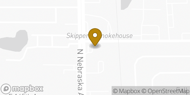 Map showing the location of Amazon Locker - Attila in Tampa, FL 33613