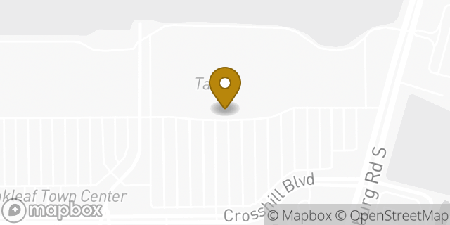 Map showing the location of Starbucks in Jacksonville, FL 32222