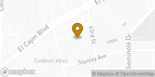 Map showing the location of CVS Pharmacy in San Diego, CA 92115