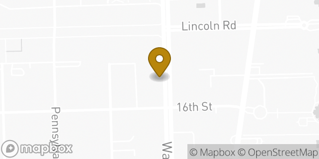 Map showing the location of Subway in Miami Beach, FL 33139