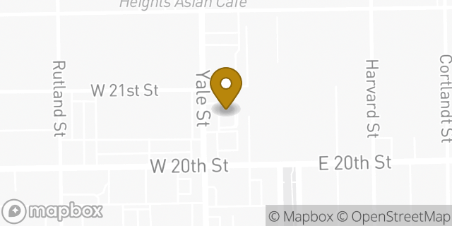Map showing the location of McDonald's in Houston, TX 77008