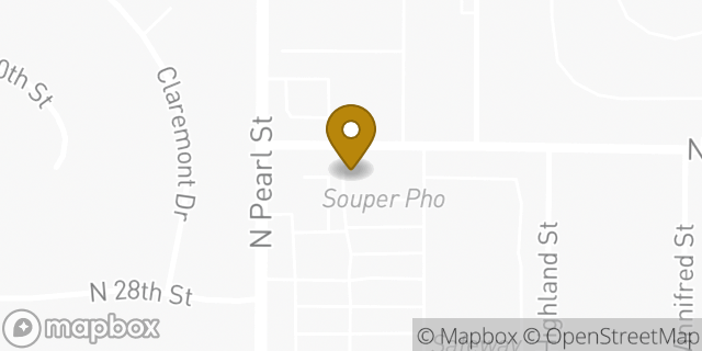 Map showing the location of Subway in Tacoma, WA 98407