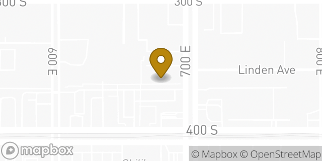 Map showing the location of The UPS Store in Salt Lake City, UT 84102