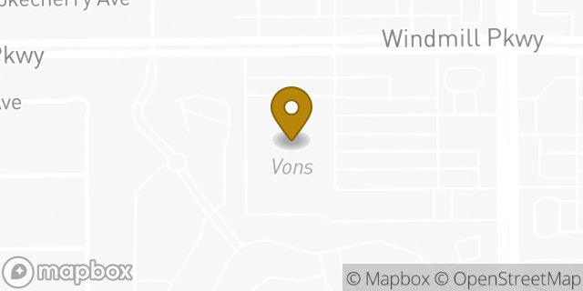 Map showing the location of Vons in Henderson, NV 89074