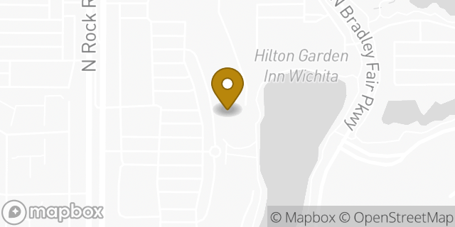 Map showing the location of Lululemon in Wichita, KS 67206