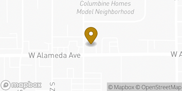Map showing the location of ATM 7ELEVEN-FCTI in Denver, CO