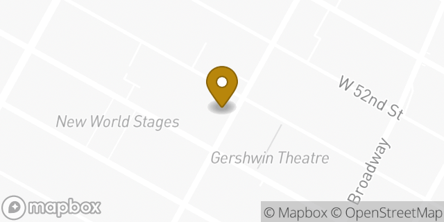 Map showing the location of Bank of America in New York, NY 10019
