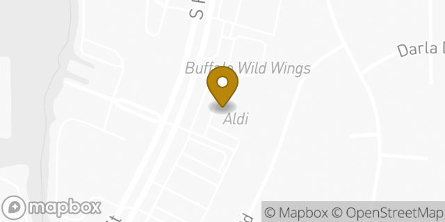 Map showing the location of Aldi in Fort Worth, TX 76132