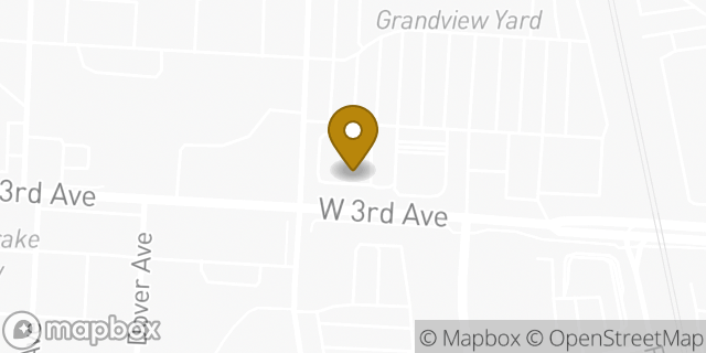 Map showing the location of Panera Bread in Columbus, OH 43212