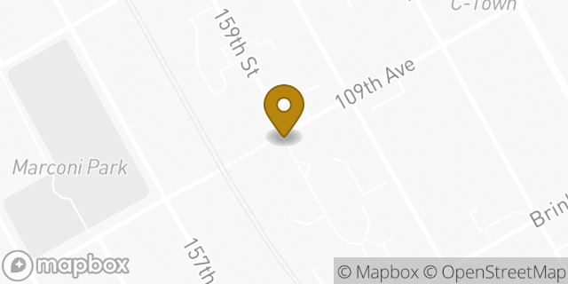 Map showing the location of Amazon Locker - Sungazer in Queens, NY 11433