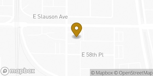 Map showing the location of Amazon Locker - Basem in Vernon, CA 90058
