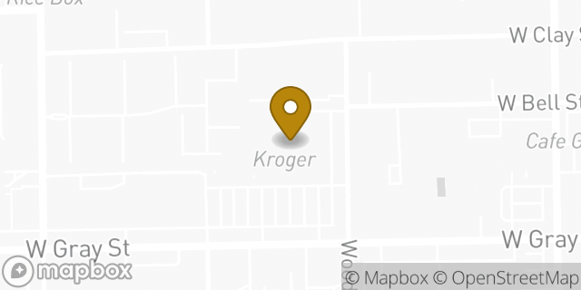 Map showing the location of Kroger in Houston, TX 77019