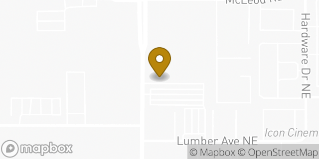 Map showing the location of CubeSmart Self Storage in Albuquerque, NM 87109