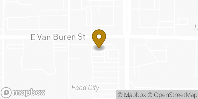 Map showing the location of Dysart & Van Buren in Avondale, AZ 85323