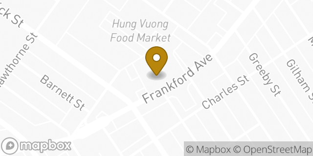 Map showing the location of Planet Fitness in Philadelphia, PA 19135
