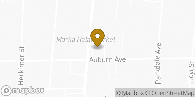 Map showing the location of 7-Eleven in Buffalo, NY 14213