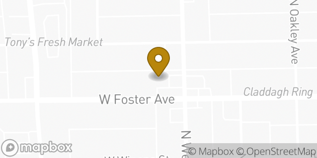 Map showing the location of ATM 7ELEVEN-FCTI in Chicago, IL