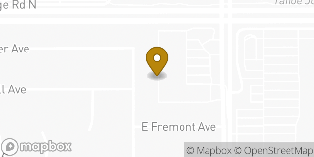 Map showing the location of AutoZone Auto Parts in Fresno, CA 93710