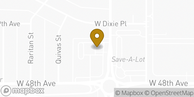 Map showing the location of ATM 7ELEVEN, INC. in Denver, CO