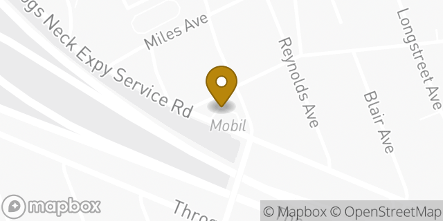 Map showing the location of Dunkin' in New York, NY 10465