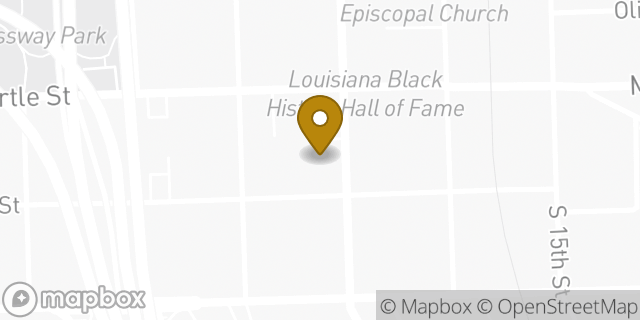 Map showing the location of American Legion in Baton Rouge, LA 70802