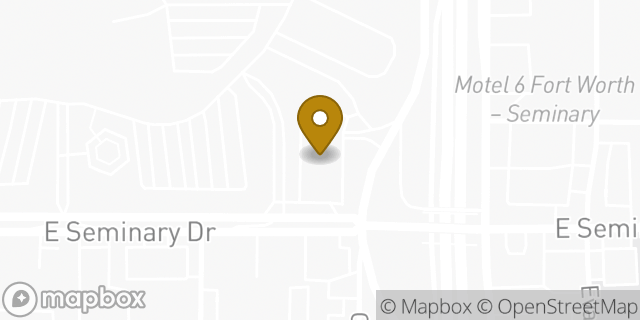 Map showing the location of Chuck E. Cheese in Fort Worth, TX 76115