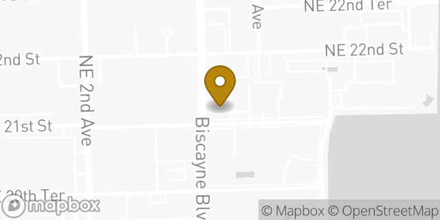 Map showing the location of Staples in Miami, FL 33137