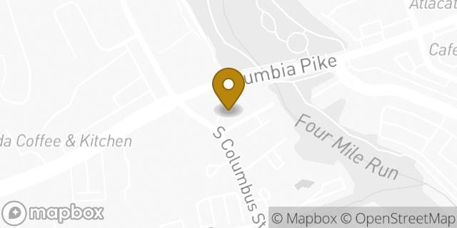 Map showing the location of Amazon Locker - Lattice in Arlington, VA 22204