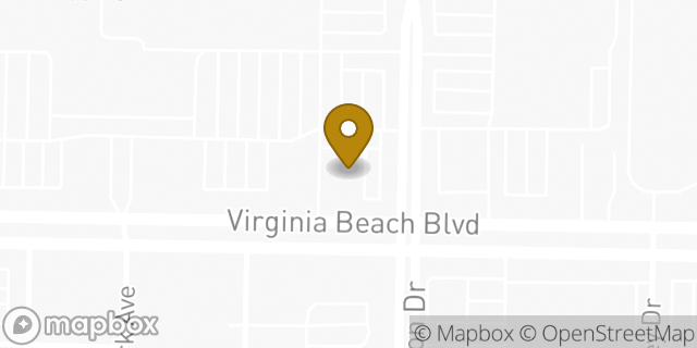 Map showing the location of Walgreens in Virginia Beach, VA 23462