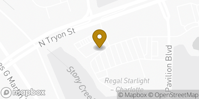 Map showing the location of Amazon Locker - Accord in Charlotte, NC 28262