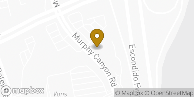 Map showing the location of Starbucks in San Diego, CA 92123