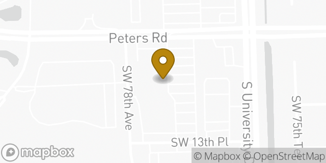 Map showing the location of Amazon Locker - Keely in Plantation, FL 33324