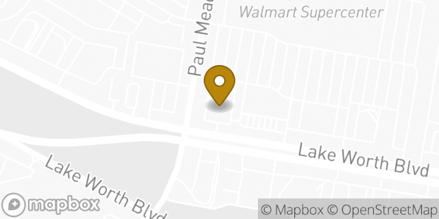Map showing the location of Bank of America Financial Center & Drive-Thru ATM | Lake Worth and Paul Meador in Lake Worth, TX 76135