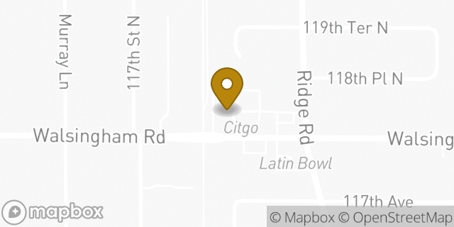 Map showing the location of Amazon Locker - Fabras in Largo, FL 33778