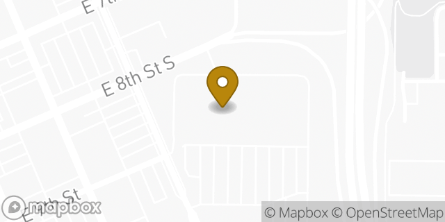 Map showing the location of Penske Truck Rental in Tulsa, OK 74120