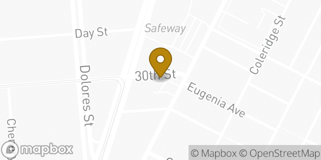 Map showing the location of 7-Eleven in San Francisco, CA 94110