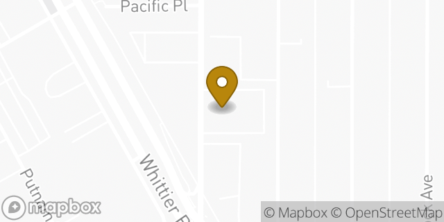 Map showing the location of The Church of Jesus Christ of Latter-day Saints in Whittier, CA 90602