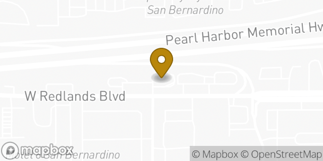 Map showing the location of McDonald's in San Bernardino, CA 92408