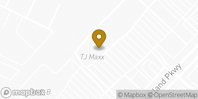 Map showing the location of TJ Maxx in Pearland, TX 77581
