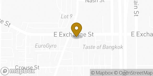 Map showing the location of Subway in Akron, OH 44304