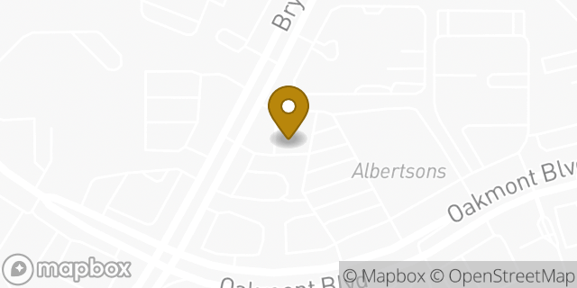 Map showing the location of Subway in Fort Worth, TX 76132
