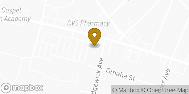 Map showing the location of AutoZone in Capitol Heights, MD 20743
