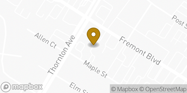 Map showing the location of Fremont - Fremont Boulevard HLE in Fremont, CA 94536